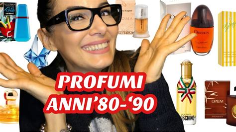 Profumi Anni '80 fuori produzione 